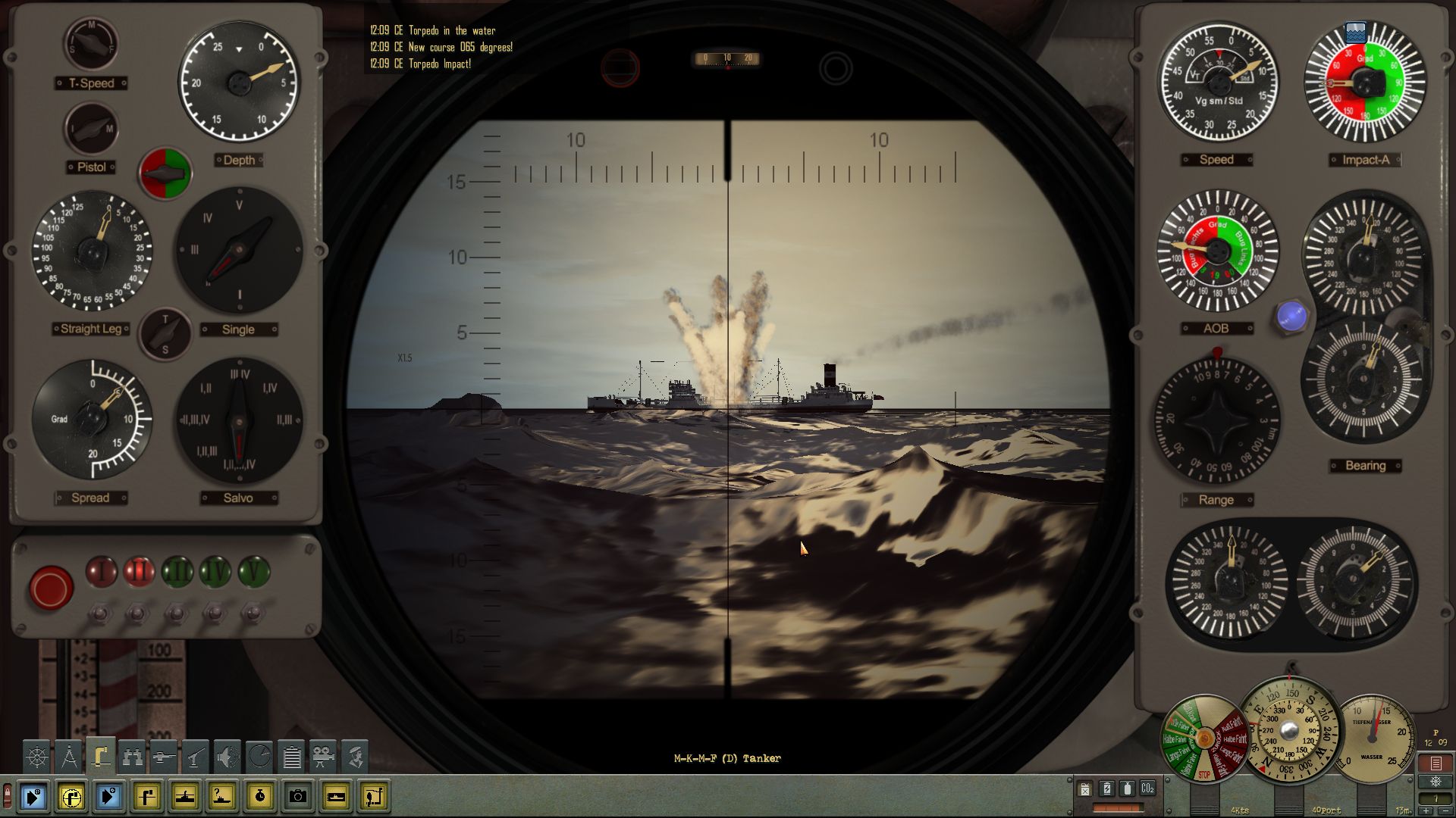 silenyt hunter 3 no torpedo impact sound on torpedo hit